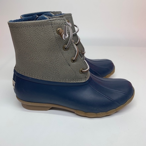 Sperry Duck Boots Womens Blue Leather STS83685 - Picture 5 of 6